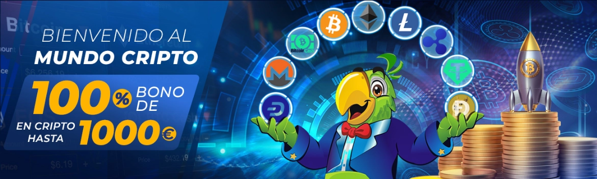 Bono cripto de Spassino para el primer depósito con criptomonedas
